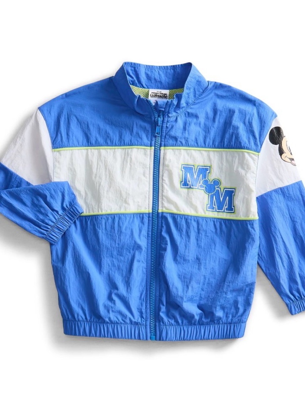 Blue Mickey Mouse MM Windbreaker Jacket